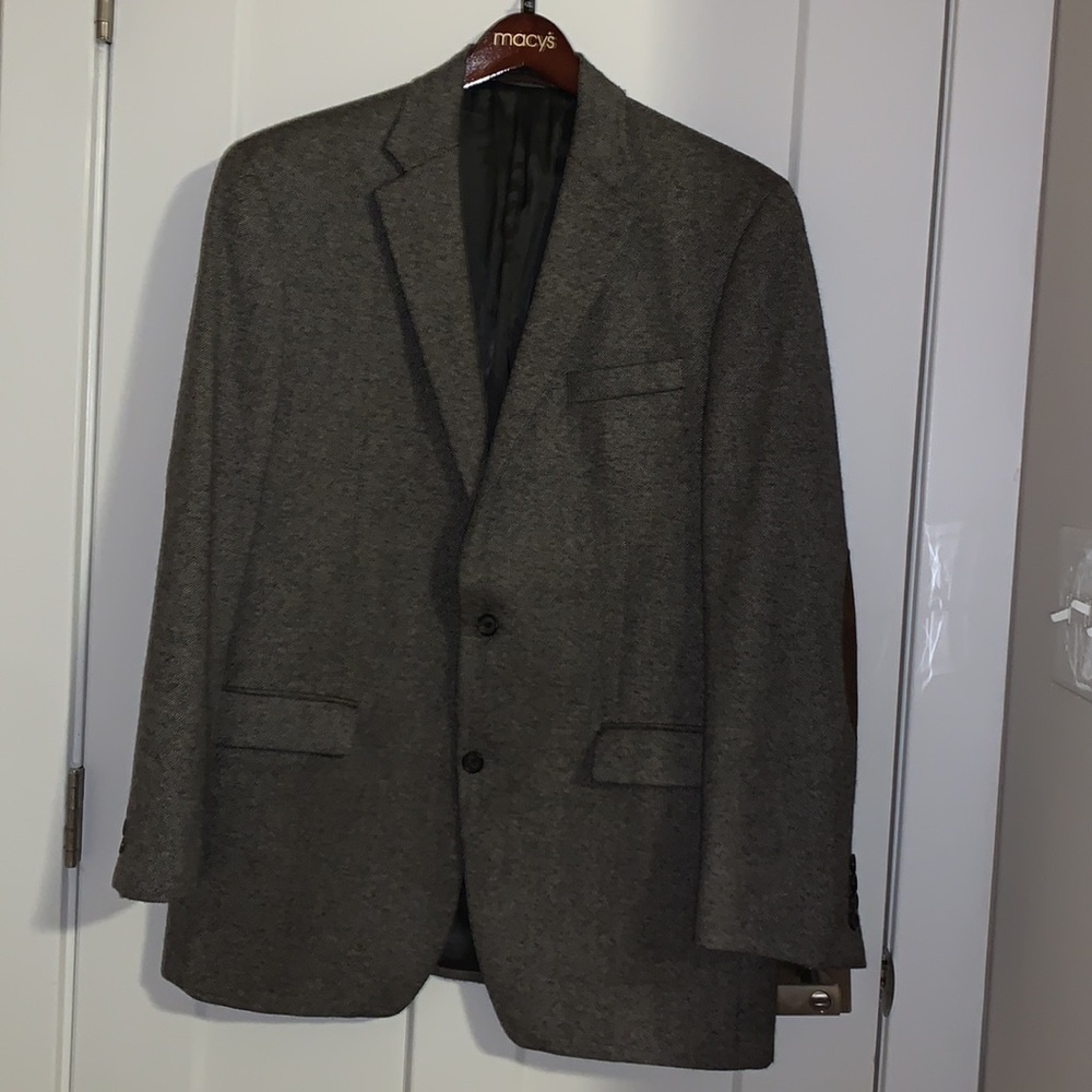 Lauren Ralph Lauren 42L Gray 2-Button Sports Coat